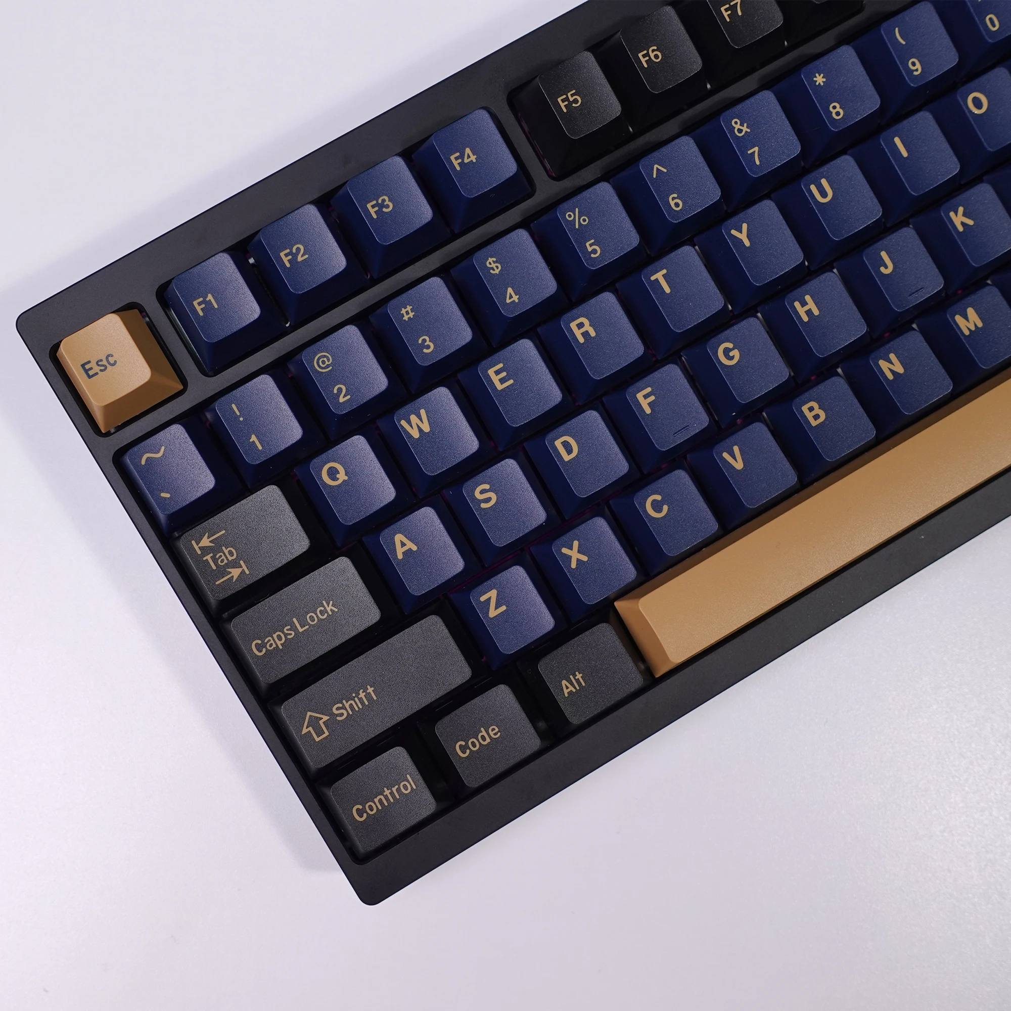 Gaming Keyboard Blue Switches - KBDiy 174 Keys GMK Blue Samurai