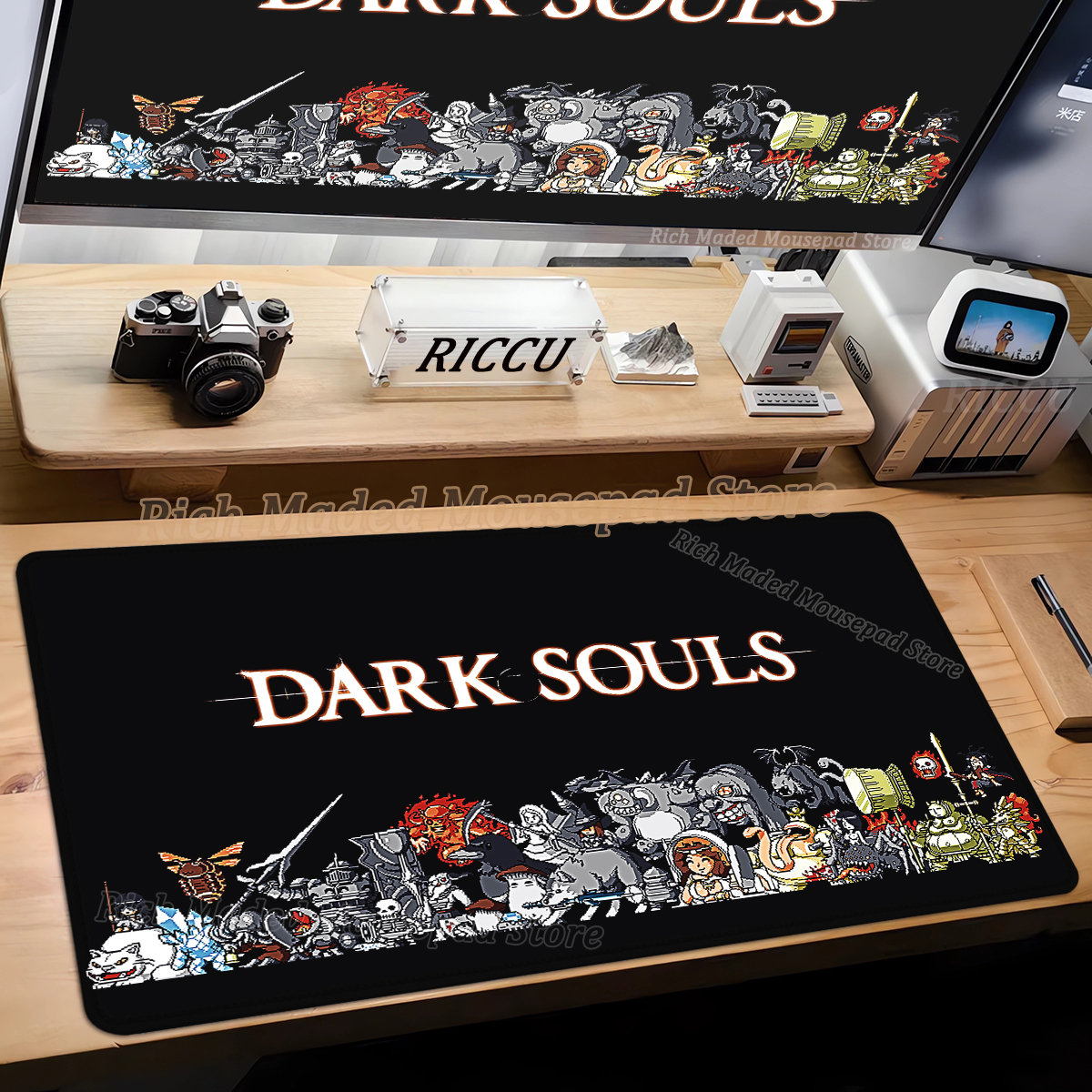 Gaming Keyboard Higround - Gamer Large Mouse Pad Dark Souls