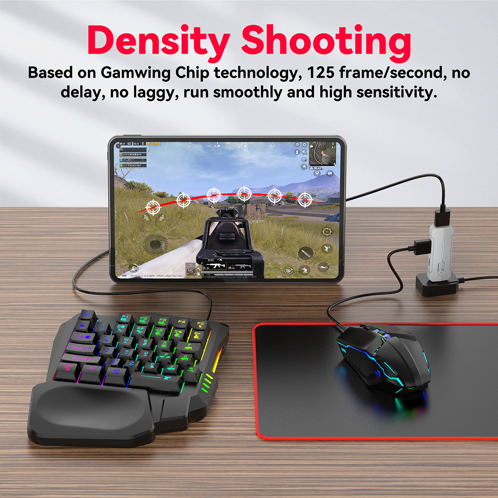 5 in 1 Mobile Game Converter K - Gaming Keyboard And Mouse Converter For Mobile บทวิจารณ์และราคา