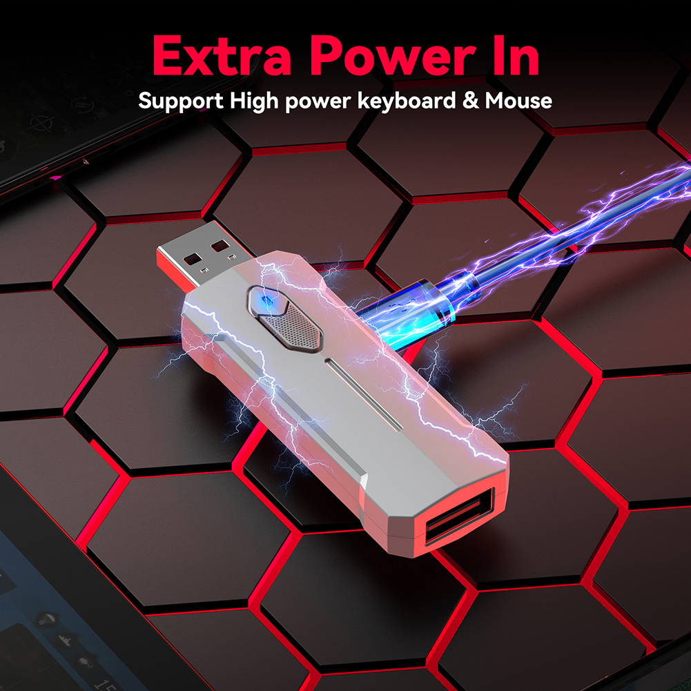 5 in 1 Mobile Game Converter K - Gaming Keyboard And Mouse Converter For Mobile บทวิจารณ์และราคา