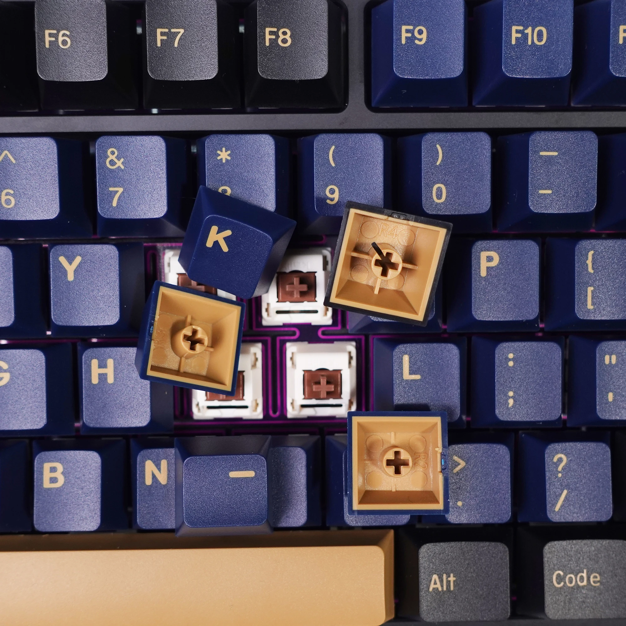 KBDiy 174 Keys GMK Blue Samura - Gaming Keyboard Blue Switches บทวิจารณ์และราคา