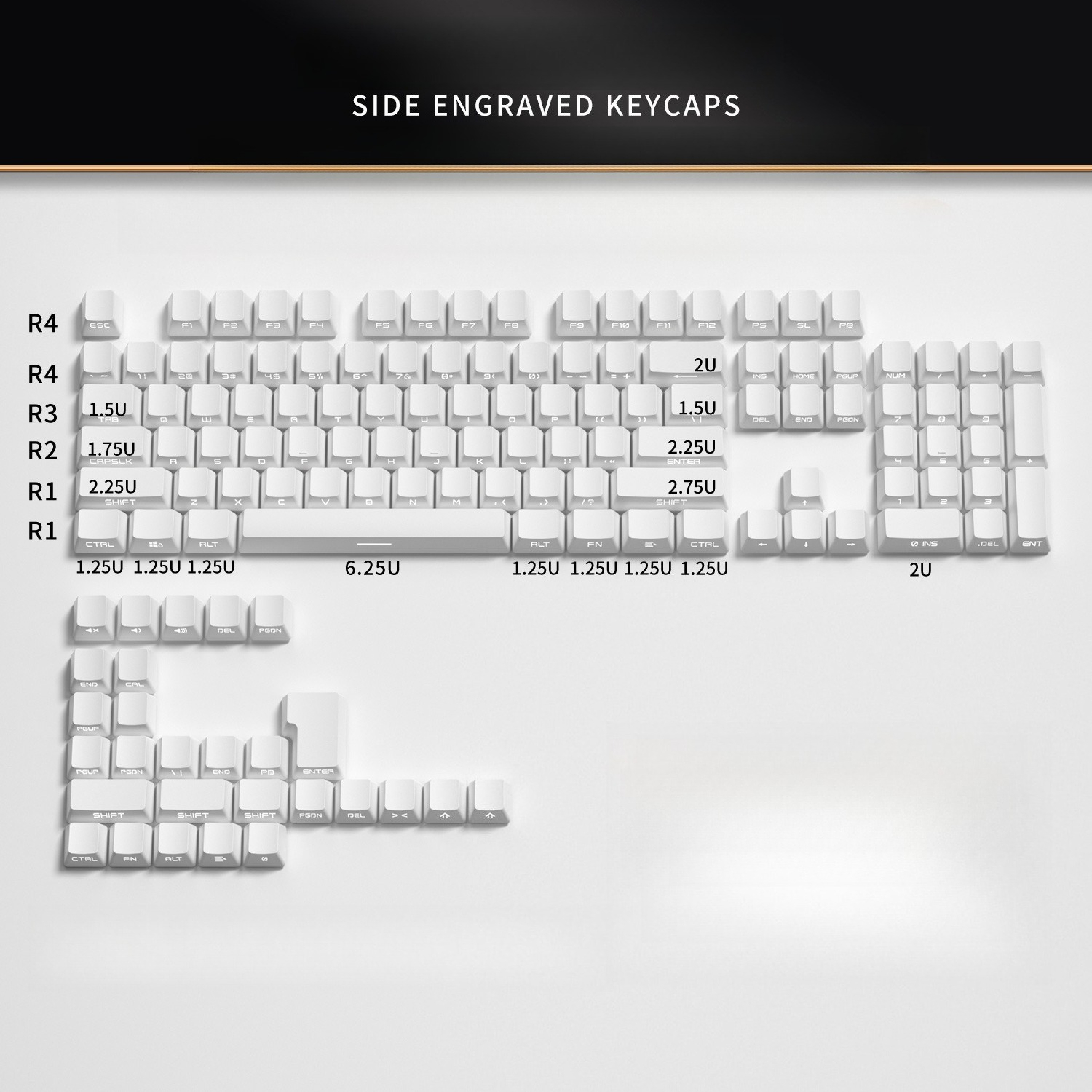 134 Keys Double Shot PBT Keyca - Keyboard Gaming Black บทวิจารณ์และราคา