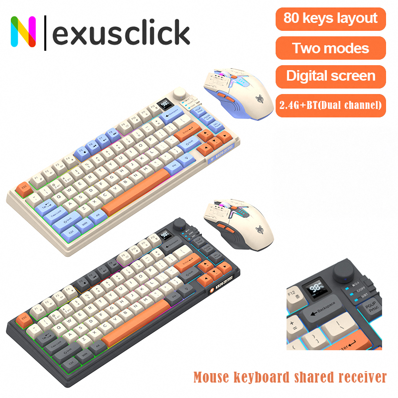 New Dual-Mode 80 Keys Wireless - Gaming Keyboard Mouse Combo บทวิจารณ์และราคา