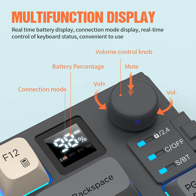 New Dual-Mode 80 Keys Wireless - Gaming Keyboard Mouse Combo บทวิจารณ์และราคา