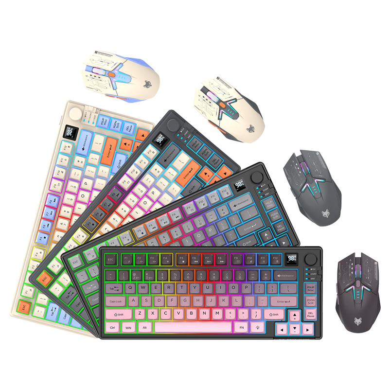 New Dual-Mode 80 Keys Wireless - Gaming Keyboard Mouse Combo บทวิจารณ์และราคา