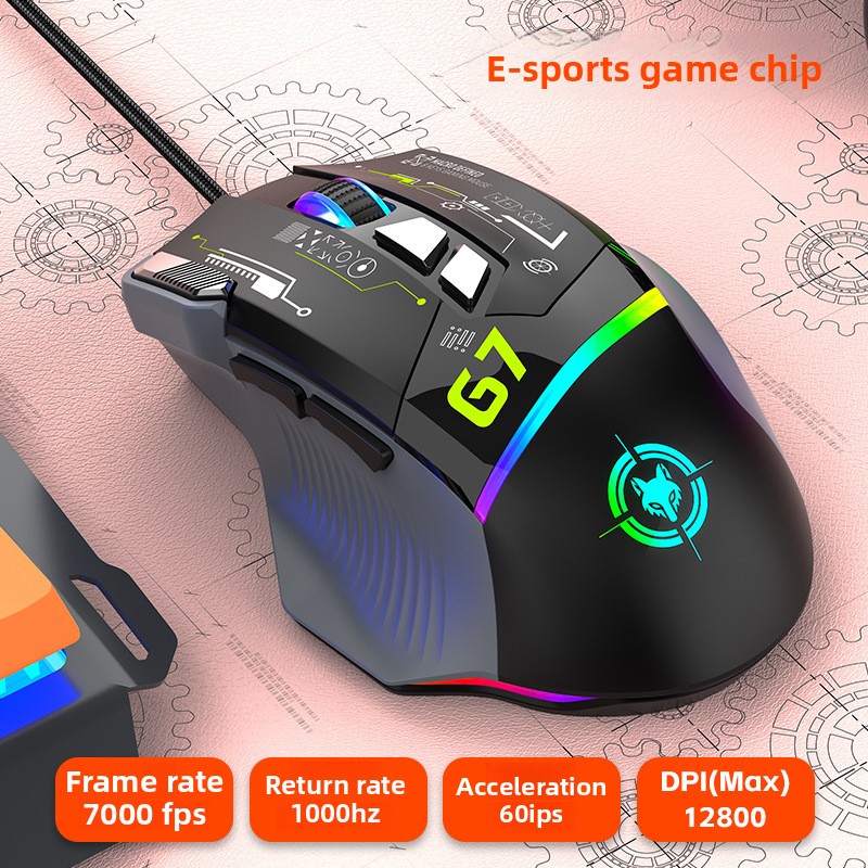 G6 Wired Gaming Mouse 128000DP - Gaming Keyboard 1 Hand บทวิจารณ์และราคา