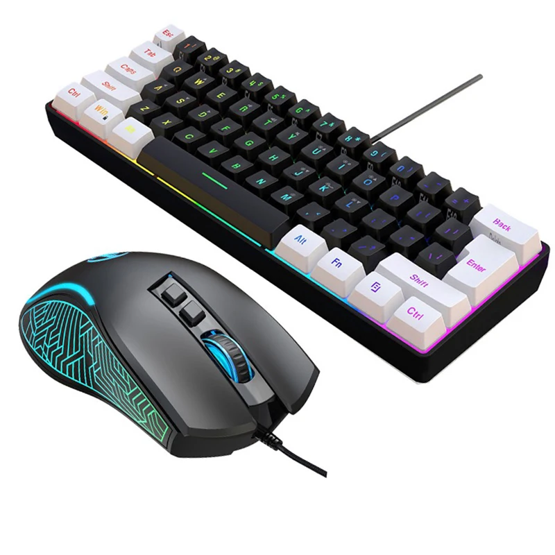 Keyboard and Mouse 60% Compute - Gaming Keyboard Mouse Combo บทวิจารณ์และราคา