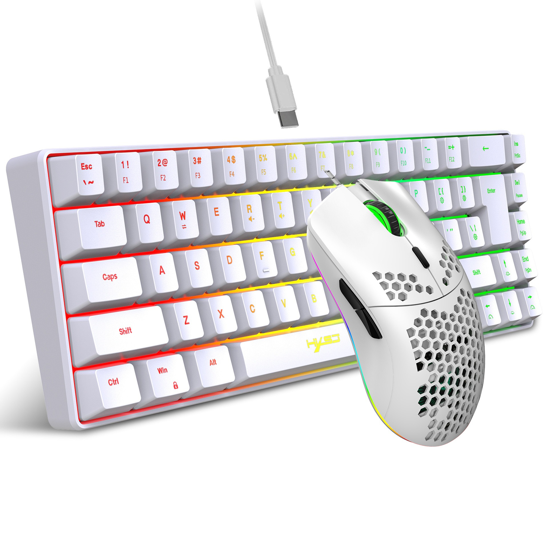Keyboard and Mouse 68key Wired - Gaming Keyboard Bundle บทวิจารณ์และราคา