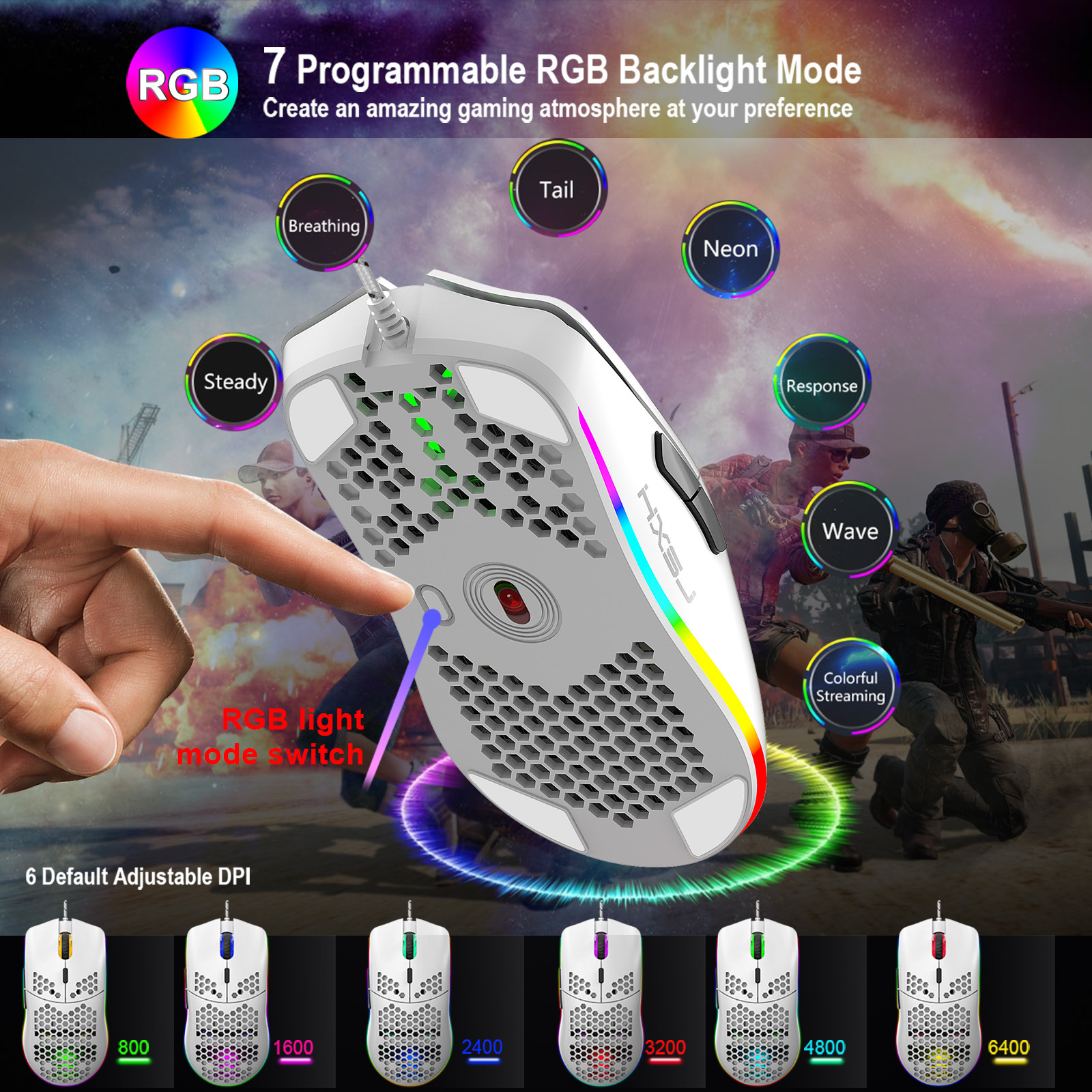 Keyboard and Mouse 68key Wired - Gaming Keyboard Bundle บทวิจารณ์และราคา