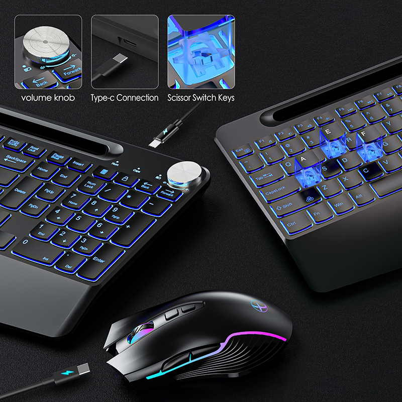 2.4G&Type-C Wireless Keyboard  - Gaming Keyboard Mouse Combo บทวิจารณ์และราคา