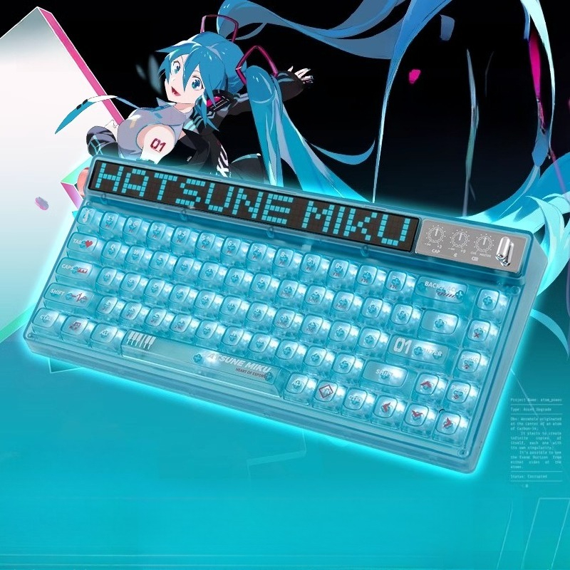 Anime Hatsune Miku Series Mech - Gaming Keyboard Wireless บทวิจารณ์และราคา