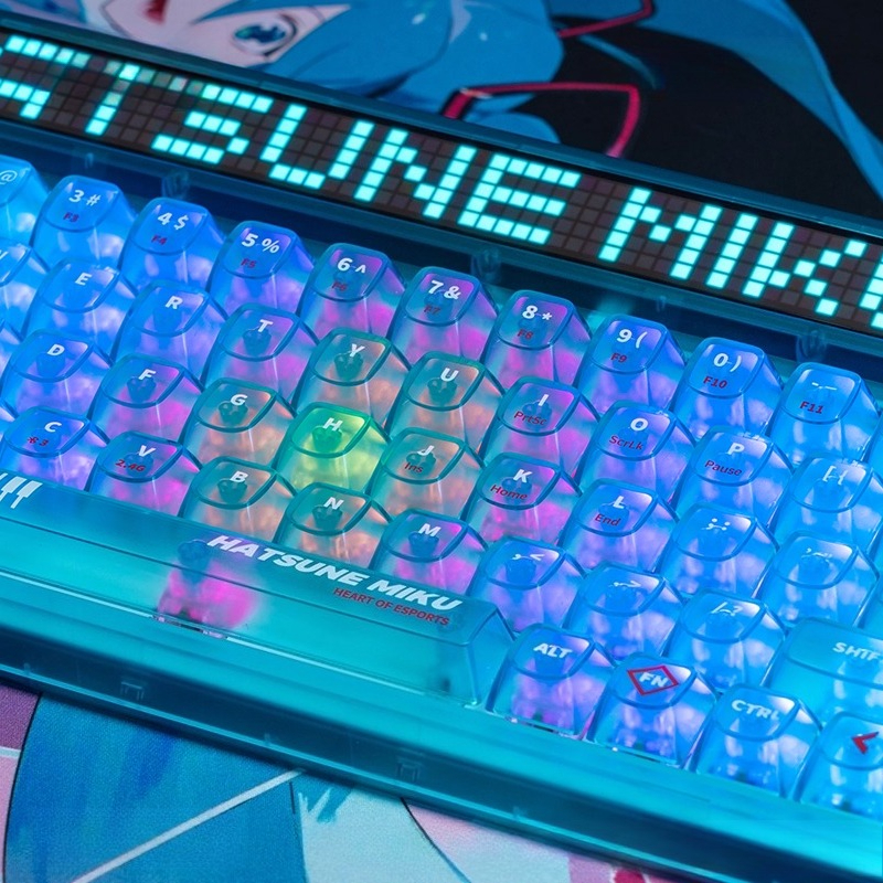 Anime Hatsune Miku Series Mech - Gaming Keyboard Wireless บทวิจารณ์และราคา
