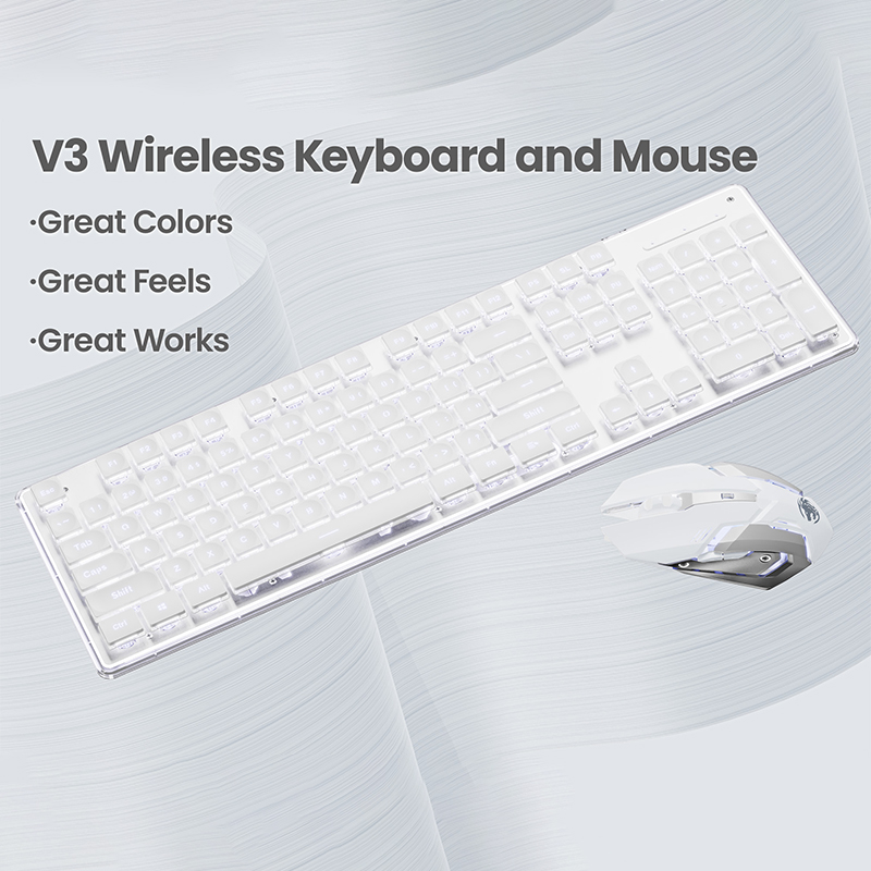 EWEADN V3 wireless Silent Offi - Gaming Keyboard Bundle บทวิจารณ์และราคา