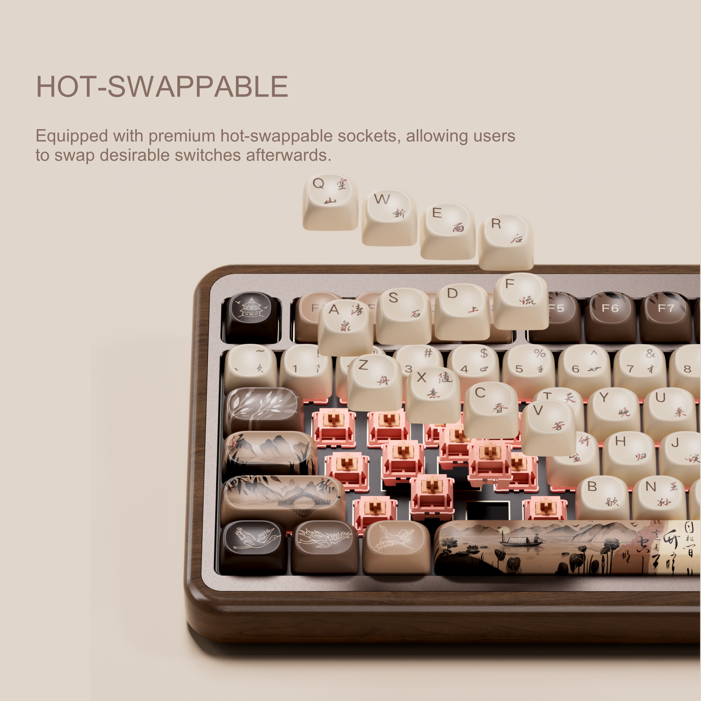 Akko MU02 75% Mountain Seclusi - Gaming Keyboard Bundle บทวิจารณ์และราคา