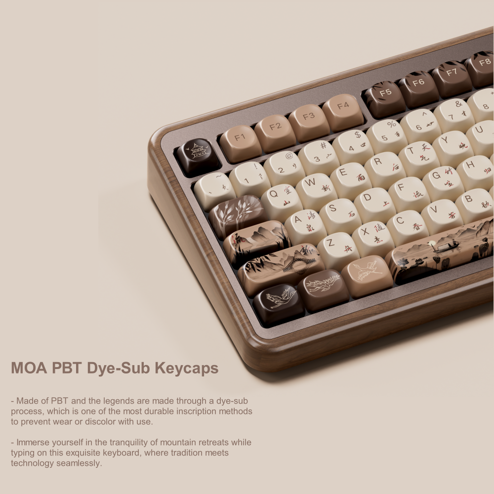Akko MU02 75% Mountain Seclusi - Gaming Keyboard Bundle บทวิจารณ์และราคา