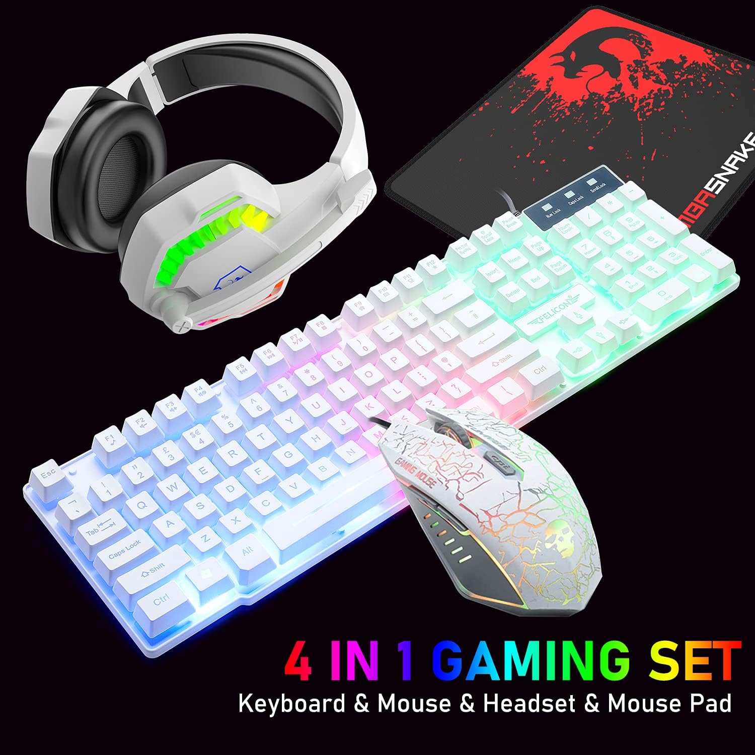 MAMBASNAKE T11 UK 100% Gaming  - Gaming Keyboard Mouse Combo บทวิจารณ์และราคา