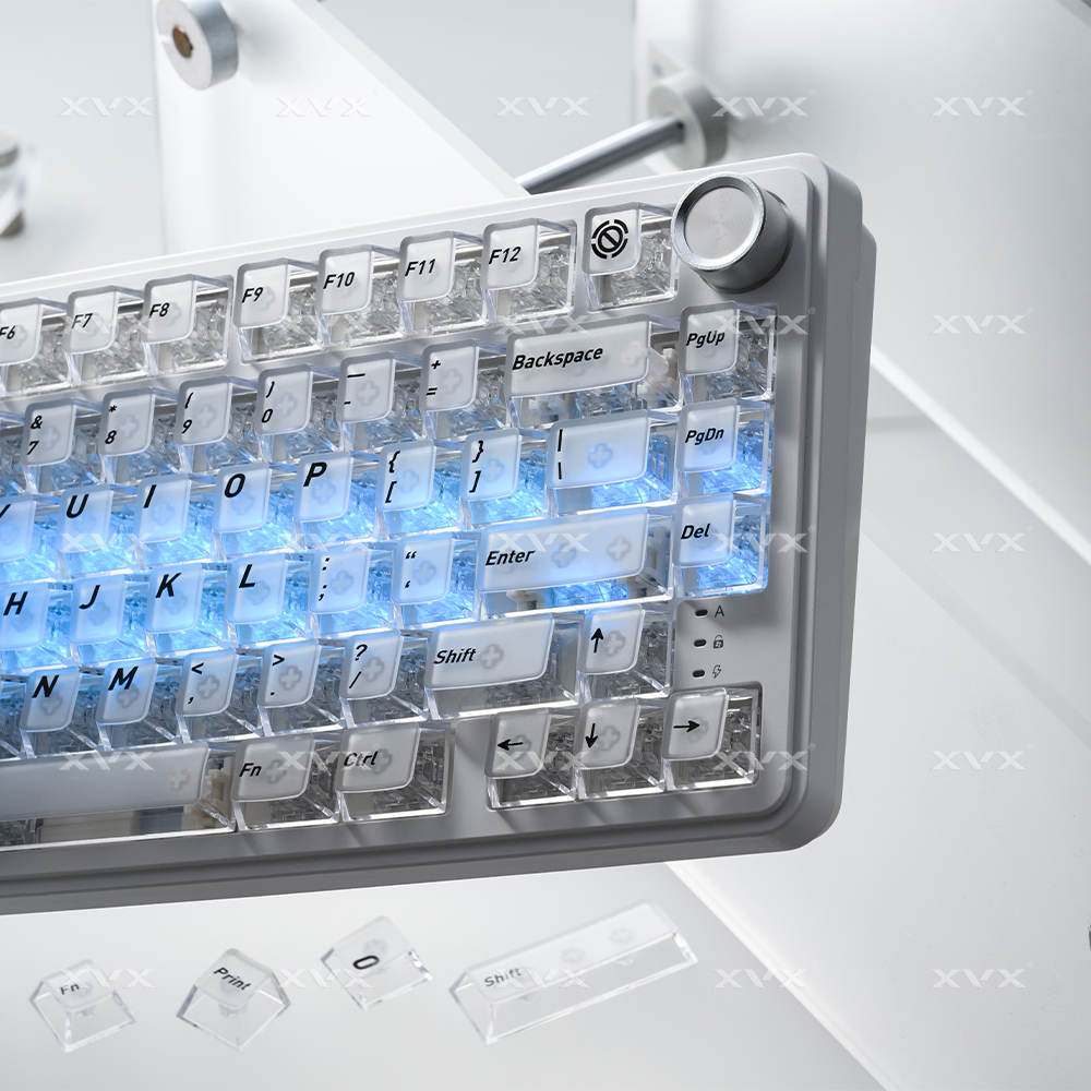 XVX Crystal Transparent Keycap - Keyboard Gaming Black บทวิจารณ์และราคา