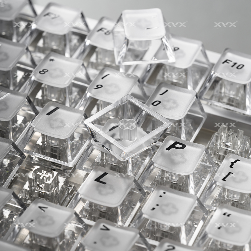 XVX Crystal Transparent Keycap - Keyboard Gaming Black บทวิจารณ์และราคา