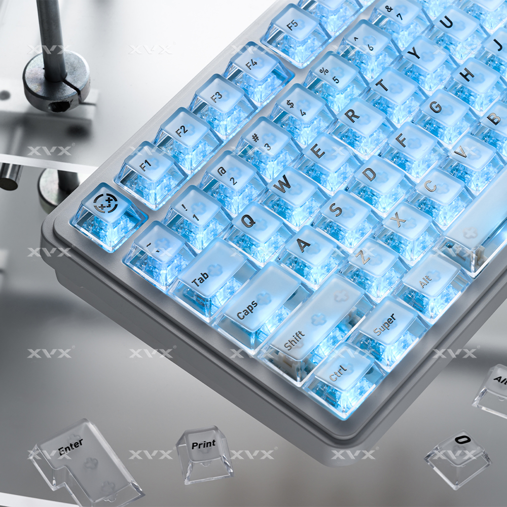 XVX Crystal Transparent Keycap - Keyboard Gaming Black บทวิจารณ์และราคา