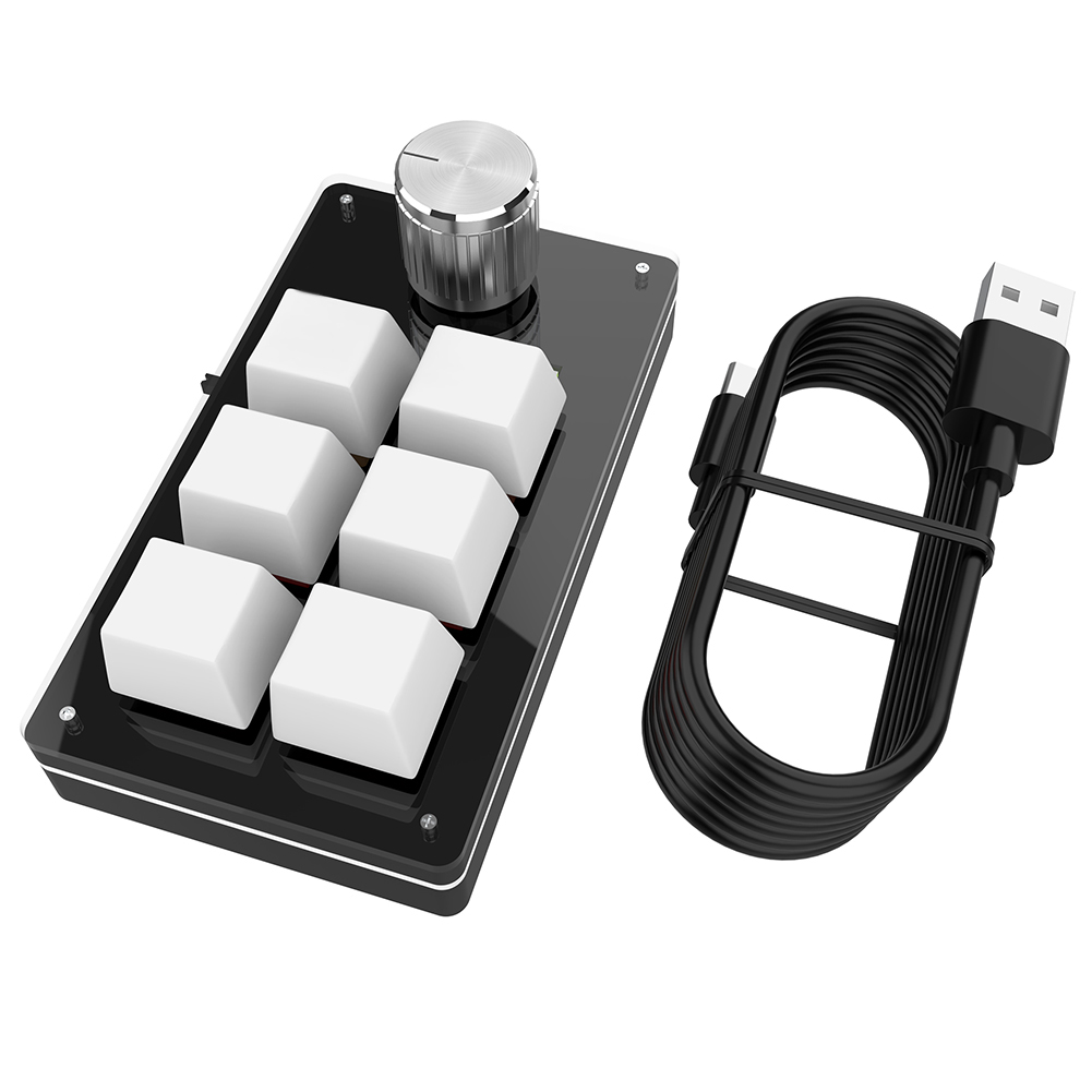 6 Key 1 Knob One Handed Mechan - Gaming Keyboard 1 Hand บทวิจารณ์และราคา
