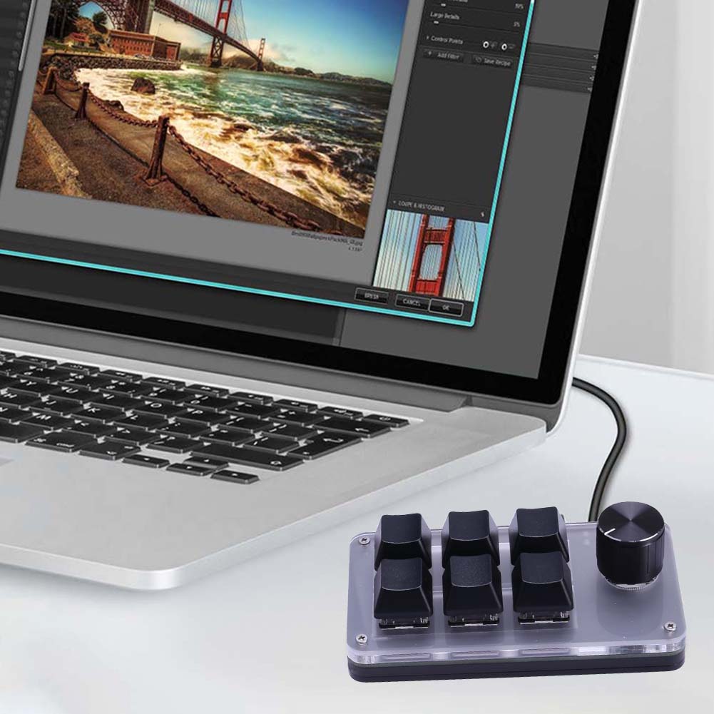 6 Key 1 Knob One Handed Mechan - Gaming Keyboard 1 Hand บทวิจารณ์และราคา