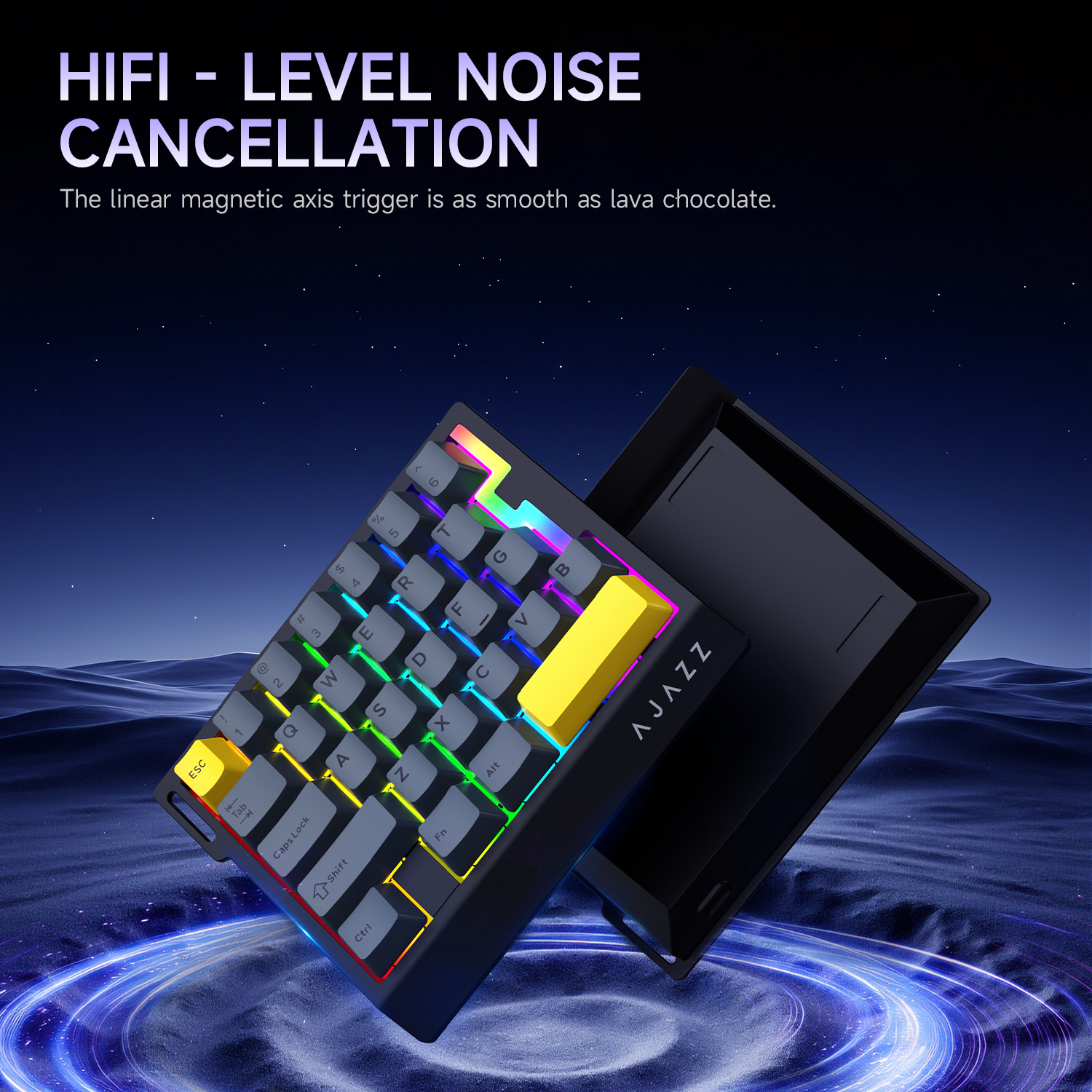 AJAZZ AK029 - Magnetic Brown S - Gaming Keyboard 1 Hand บทวิจารณ์และราคา
