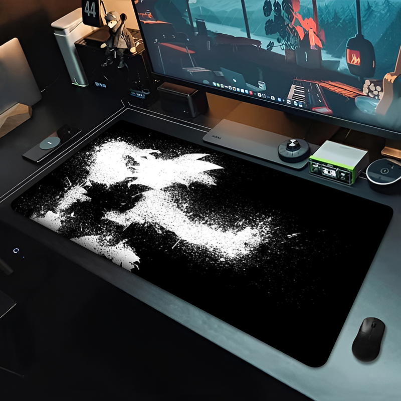 DBZ Black Anime Mouse Pad Drag - Keyboard Gaming Black บทวิจารณ์และราคา
