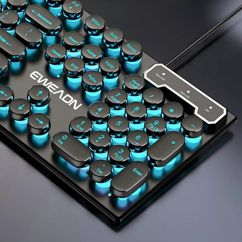 Retro Punk Mechanical Feel Key - Gaming Keyboard Mechanical บทวิจารณ์และราคา