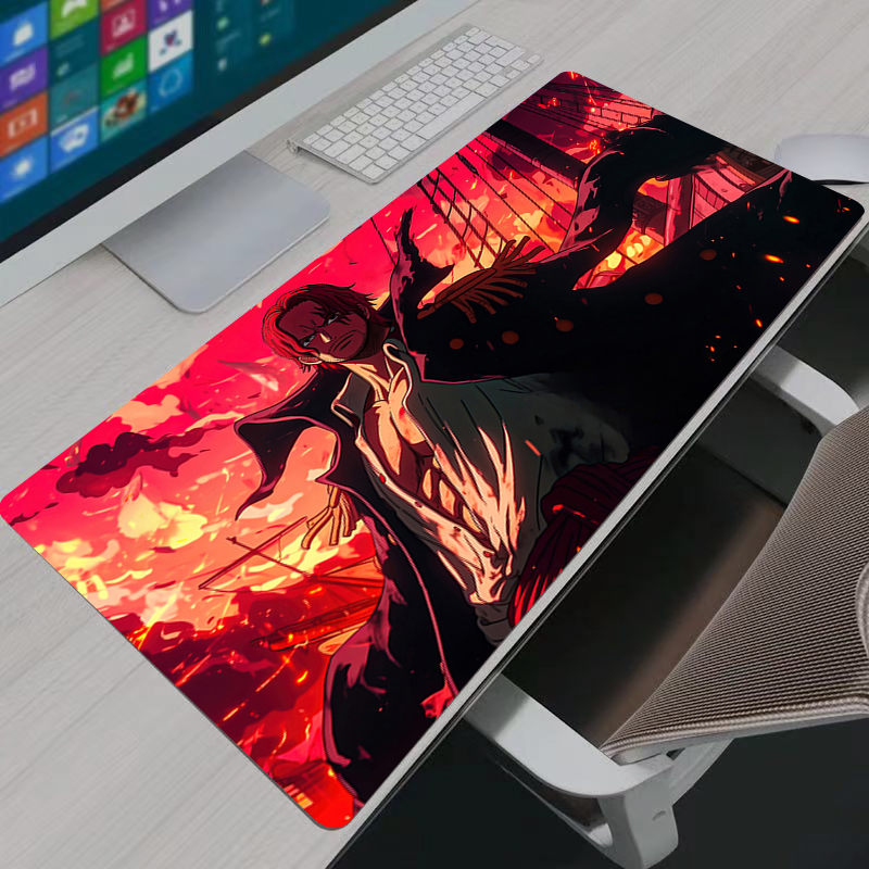 One Piece Shanks Mouse Pad Lar - Gaming Keyboard He บทวิจารณ์และราคา