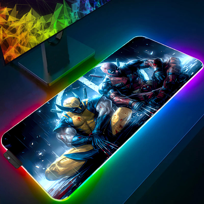 LED Mouse Pad Gaming Backlight - Gaming Keyboard He บทวิจารณ์และราคา