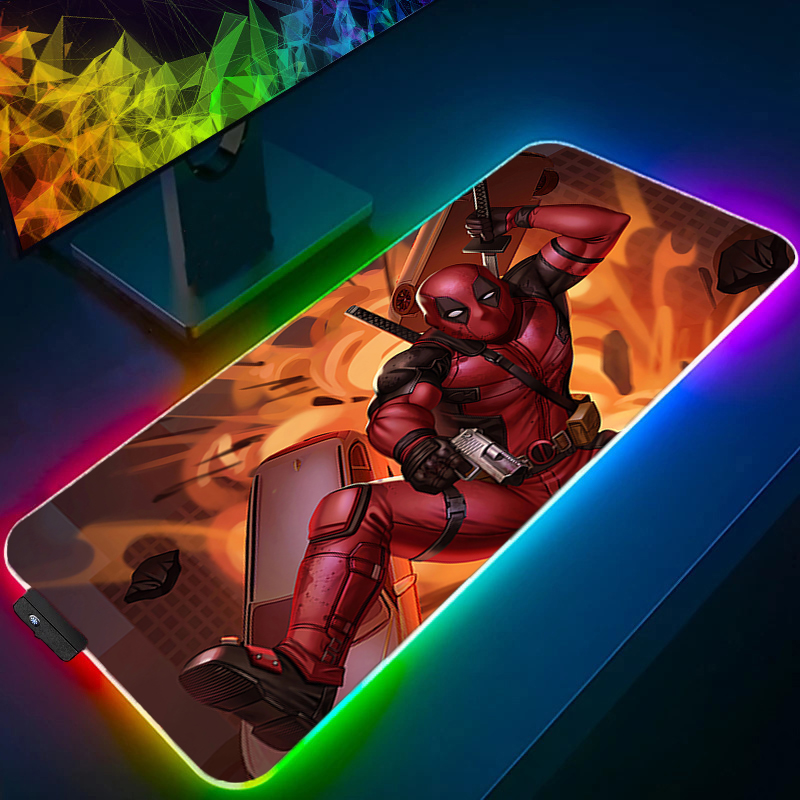 LED Mouse Pad Gaming Backlight - Gaming Keyboard He บทวิจารณ์และราคา
