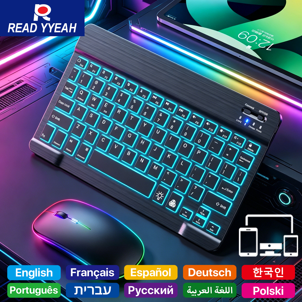 READ YYEAH RGB Backlit Bluetoo - Gaming Keyboard Mouse Combo บทวิจารณ์และราคา