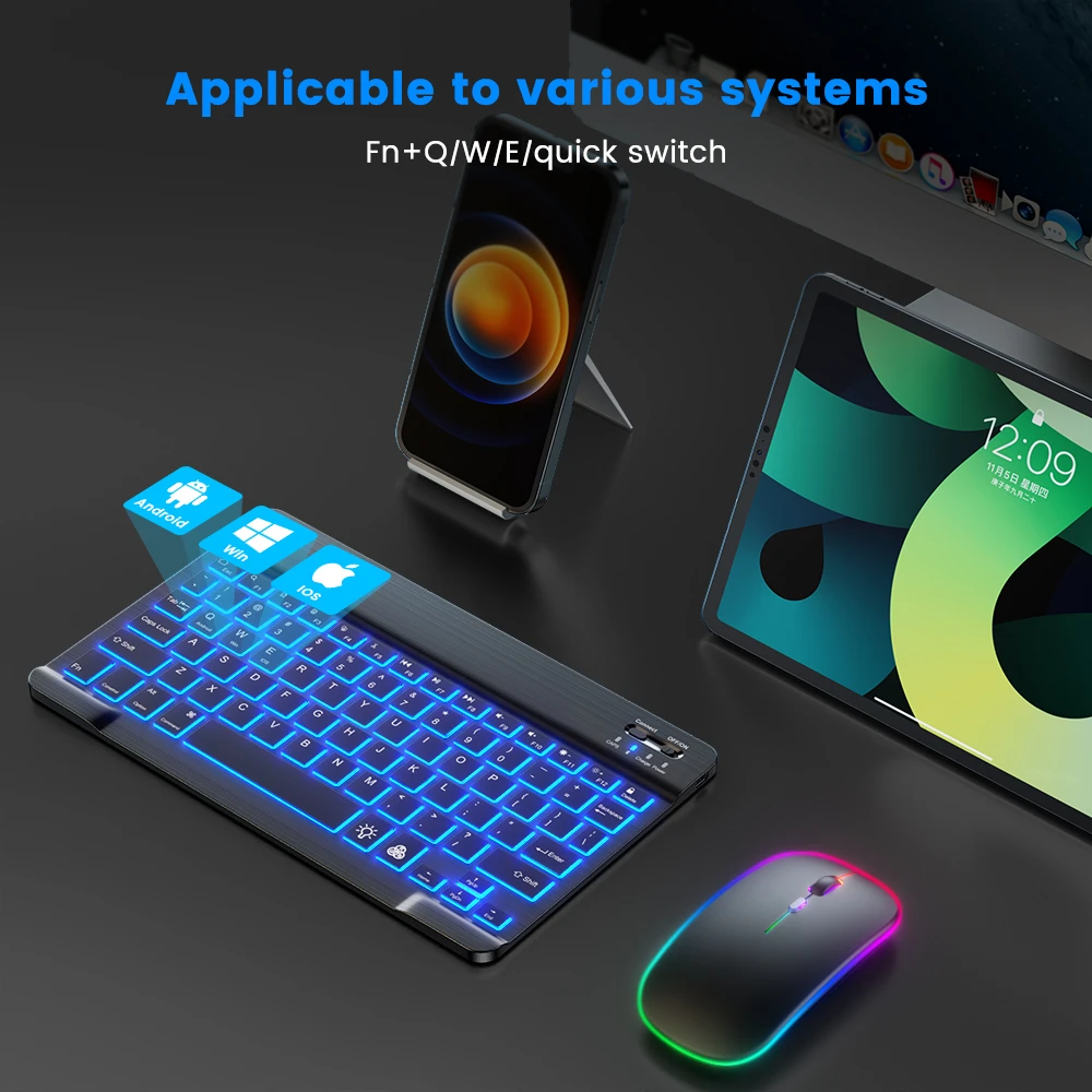 READ YYEAH RGB Backlit Bluetoo - Gaming Keyboard Mouse Combo บทวิจารณ์และราคา