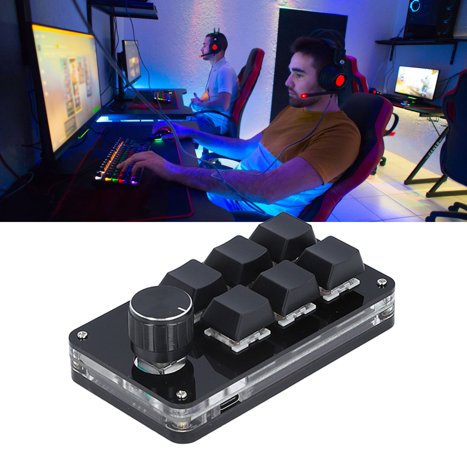 Mini Macro Mechanical Gaming K - Gaming Keyboard 1 Hand บทวิจารณ์และราคา