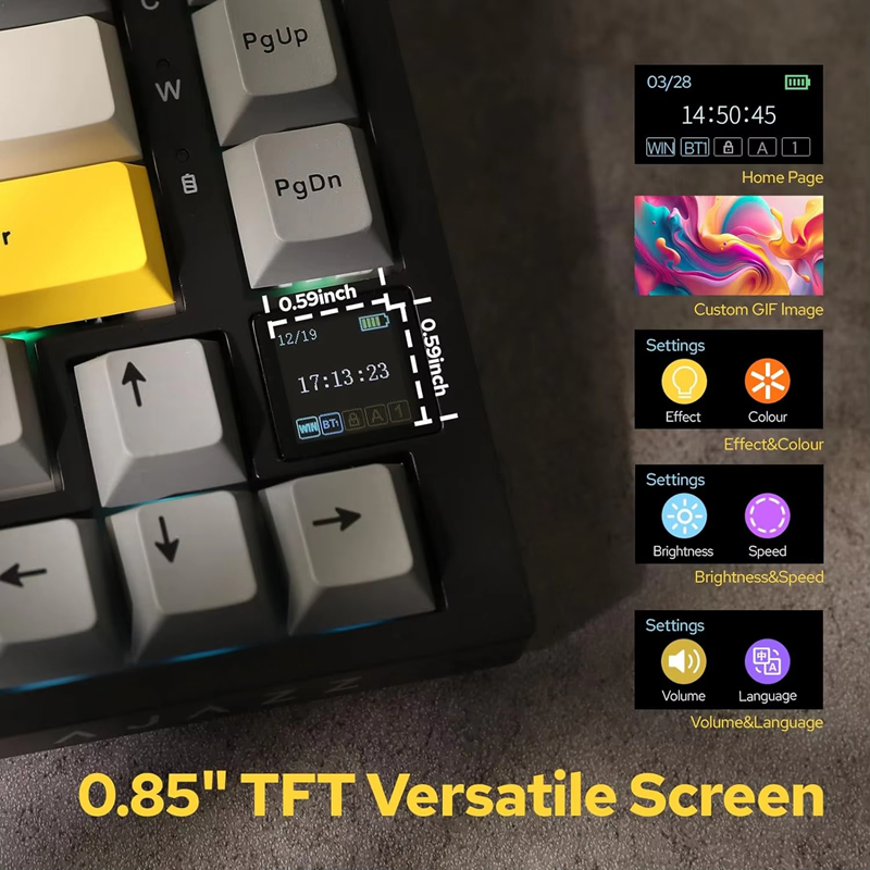 AK820/AK820Pro Gaming Mechanic - Gaming Keyboard Wireless บทวิจารณ์และราคา