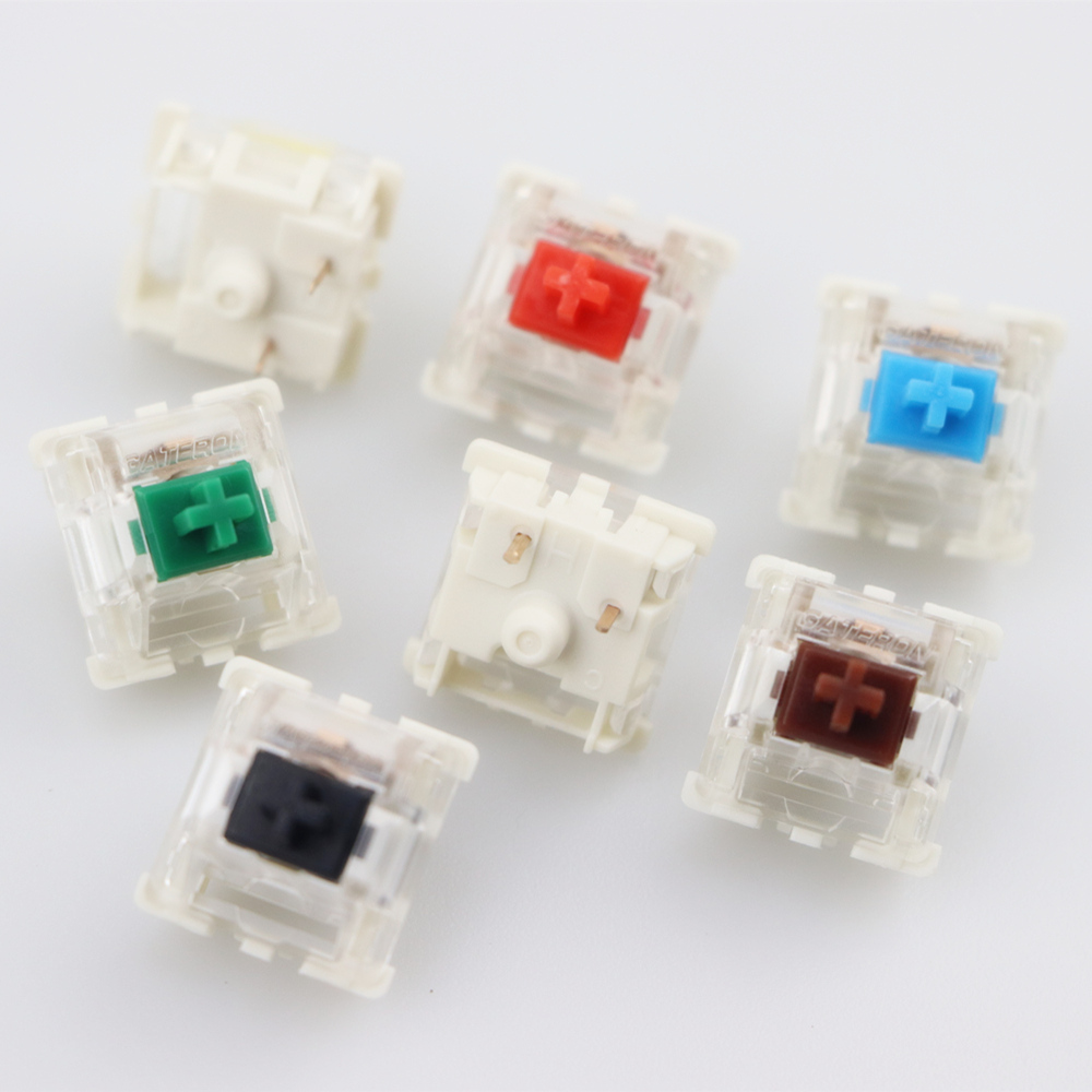 Gateron SMD Switches black red - Gaming Keyboard Blue Switches บทวิจารณ์และราคา