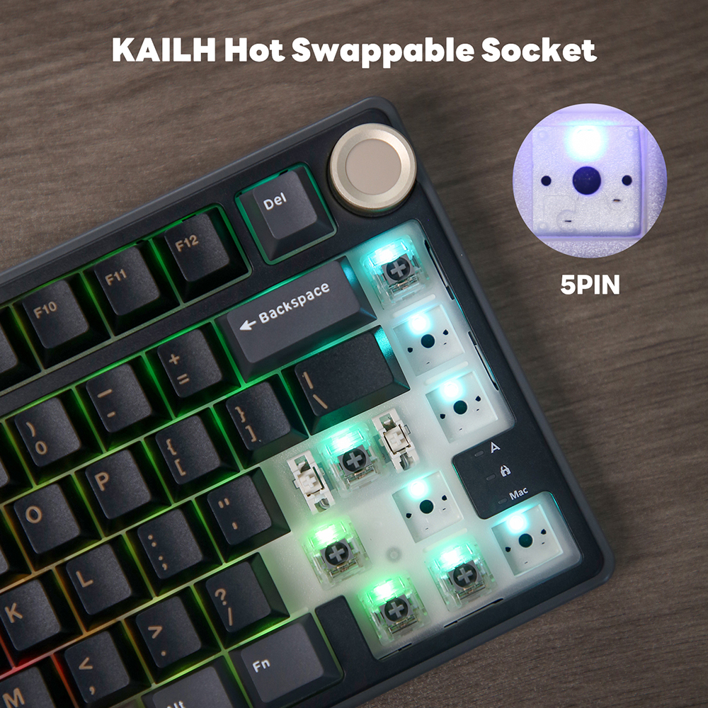 Royal Kludge RK R75 Wired Gami - Gaming Keyboard Bundle บทวิจารณ์และราคา