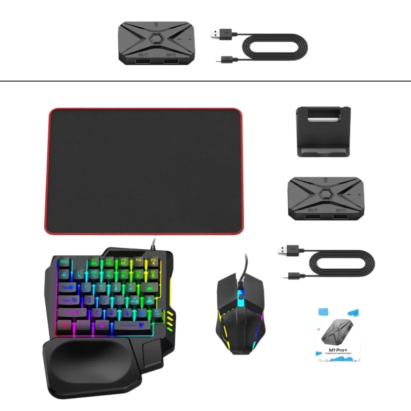 2026 New Handheld Gaming Keybo - Gaming Keyboard And Mouse Converter For Mobile บทวิจารณ์และราคา