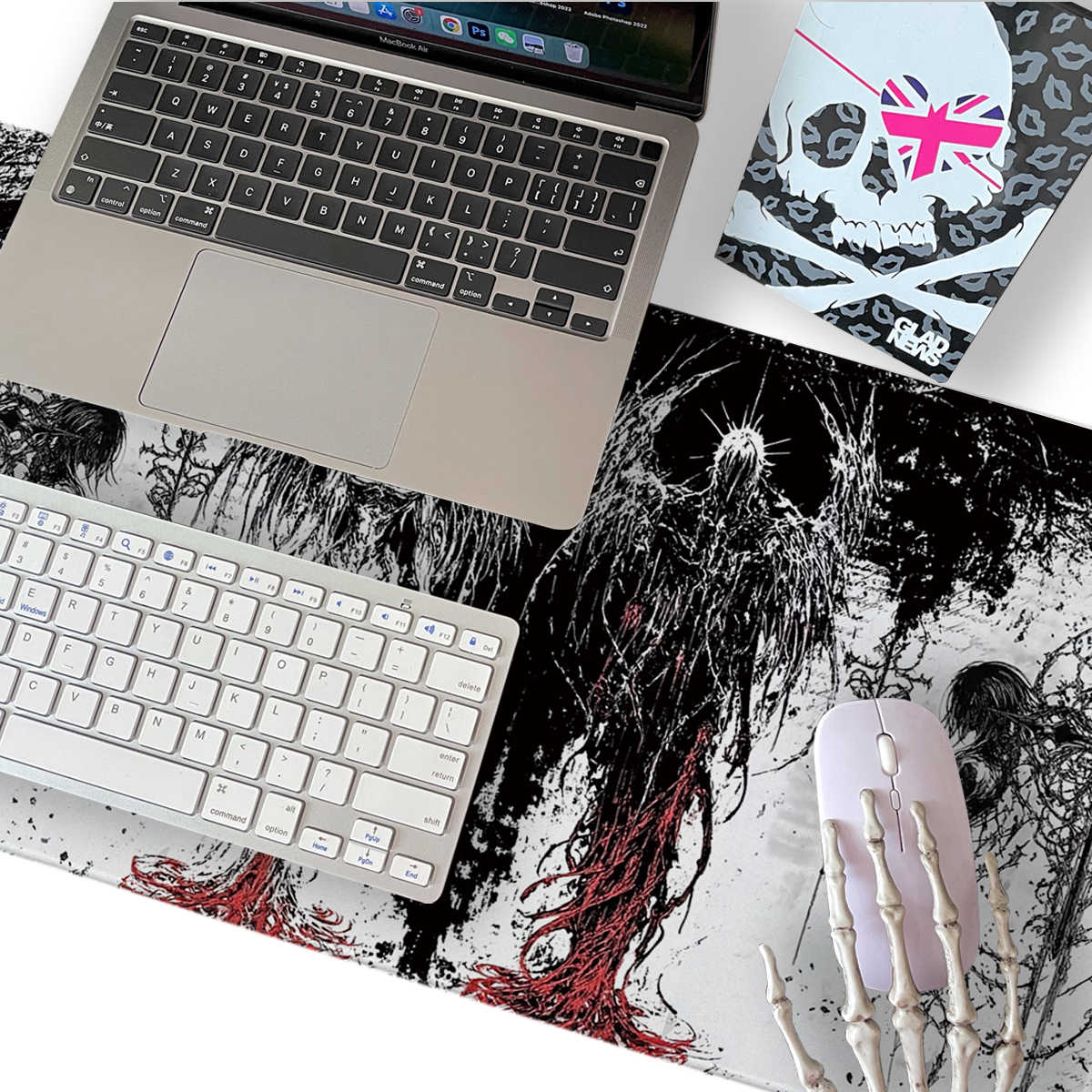 Dark Angel Art Design Large Si - Keyboard Gaming Black บทวิจารณ์และราคา
