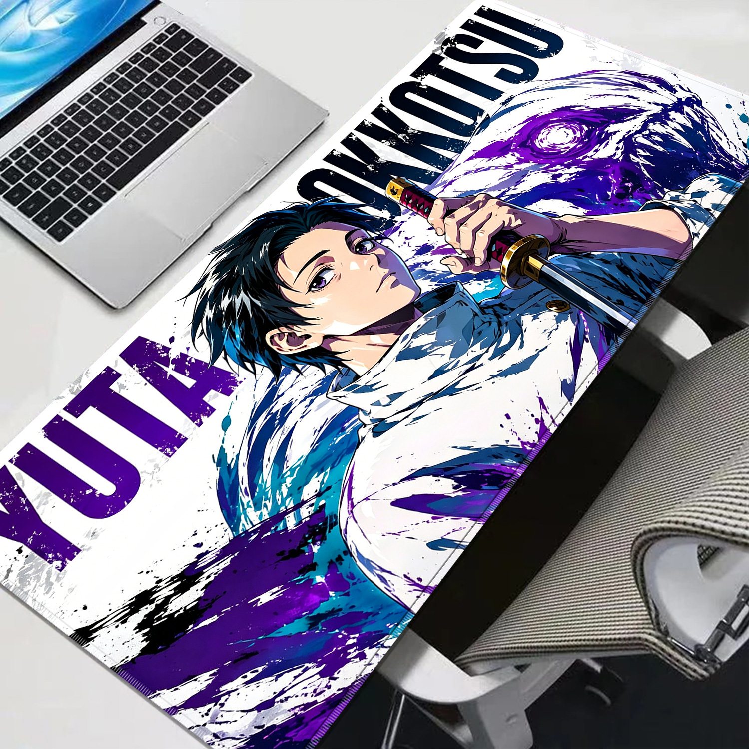 HD Anime Purple Mouse Pads Yut - Gaming Keyboard He บทวิจารณ์และราคา