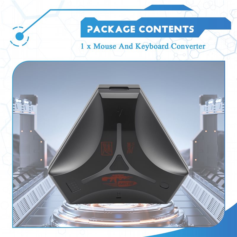 New-1 Piece MK12 Plug And Paly - Gaming Keyboard And Mouse Converter For Mobile บทวิจารณ์และราคา