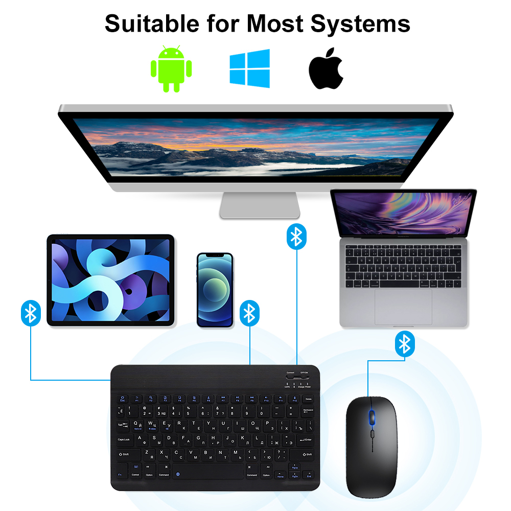 Bluetooth Keyboard and Mouse F - Gaming Keyboard Mouse Combo บทวิจารณ์และราคา