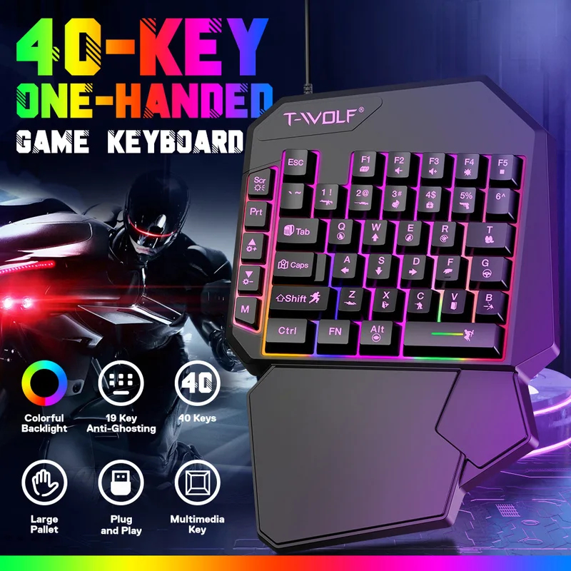 5 In 1 Set 35keys One Handedly - Gaming Keyboard 1 Hand บทวิจารณ์และราคา