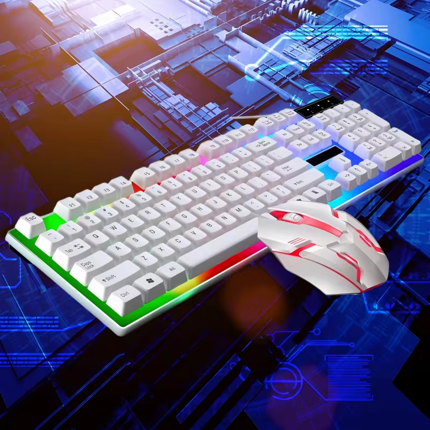 Stylish Backlight Wired Keyboa - Gaming Keyboard Mouse Combo บทวิจารณ์และราคา
