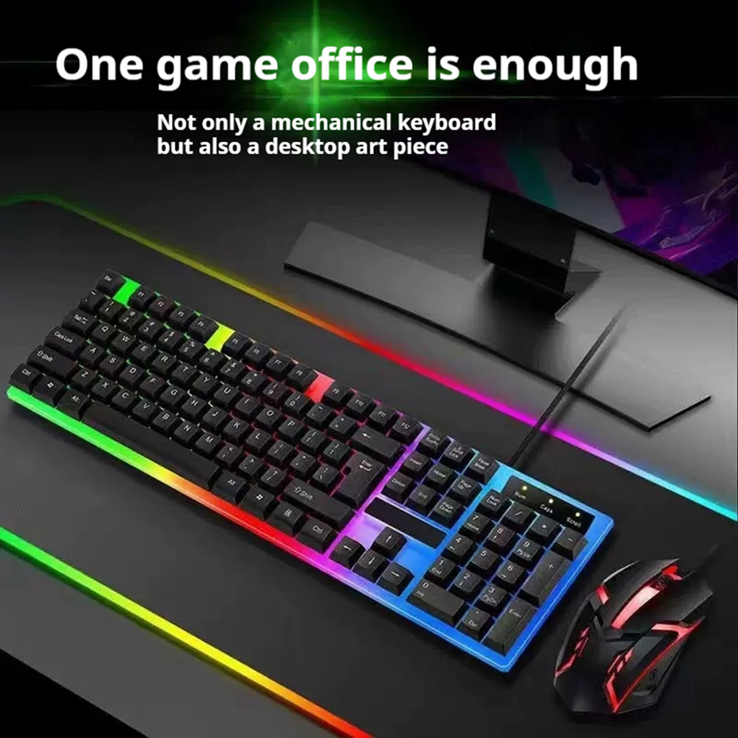Stylish Backlight Wired Keyboa - Gaming Keyboard Mouse Combo บทวิจารณ์และราคา