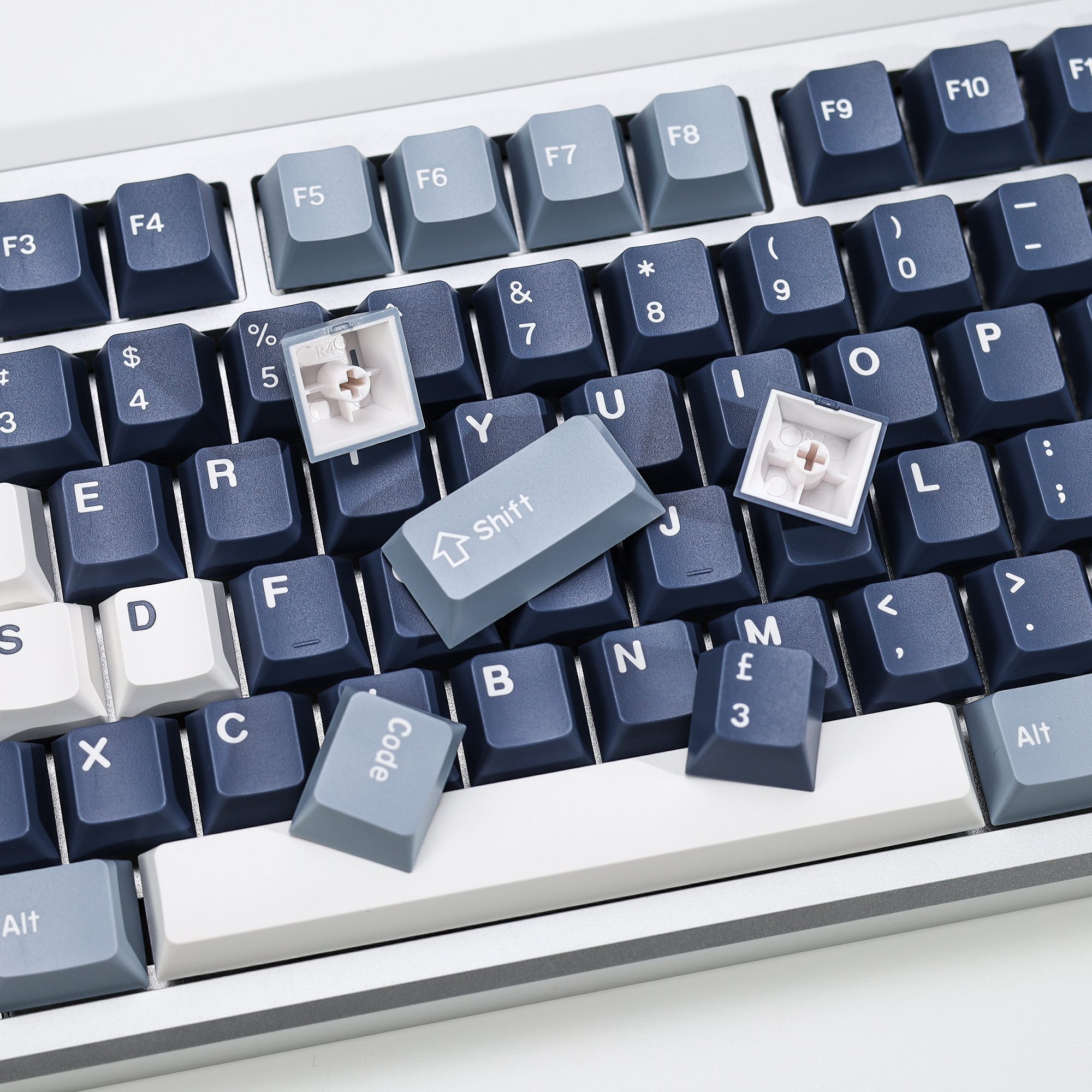 KBDiy Fishing Keycaps ISO PBT  - Gaming Keyboard Blue Switches บทวิจารณ์และราคา