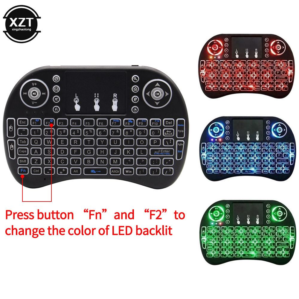 Backlit English Russian French - Gaming Keyboard Wireless บทวิจารณ์และราคา