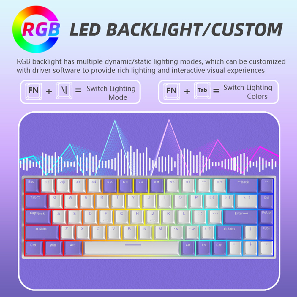 G68 Gaming Mechanical keyboard - Gaming Keyboard Mini Mechanical บทวิจารณ์และราคา