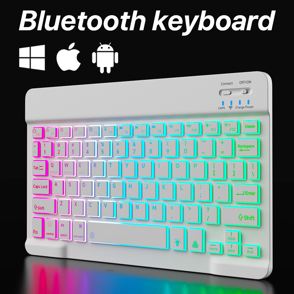 Backlit Backlight Bluetooth Ke - Gaming Keyboard Wireless บทวิจารณ์และราคา