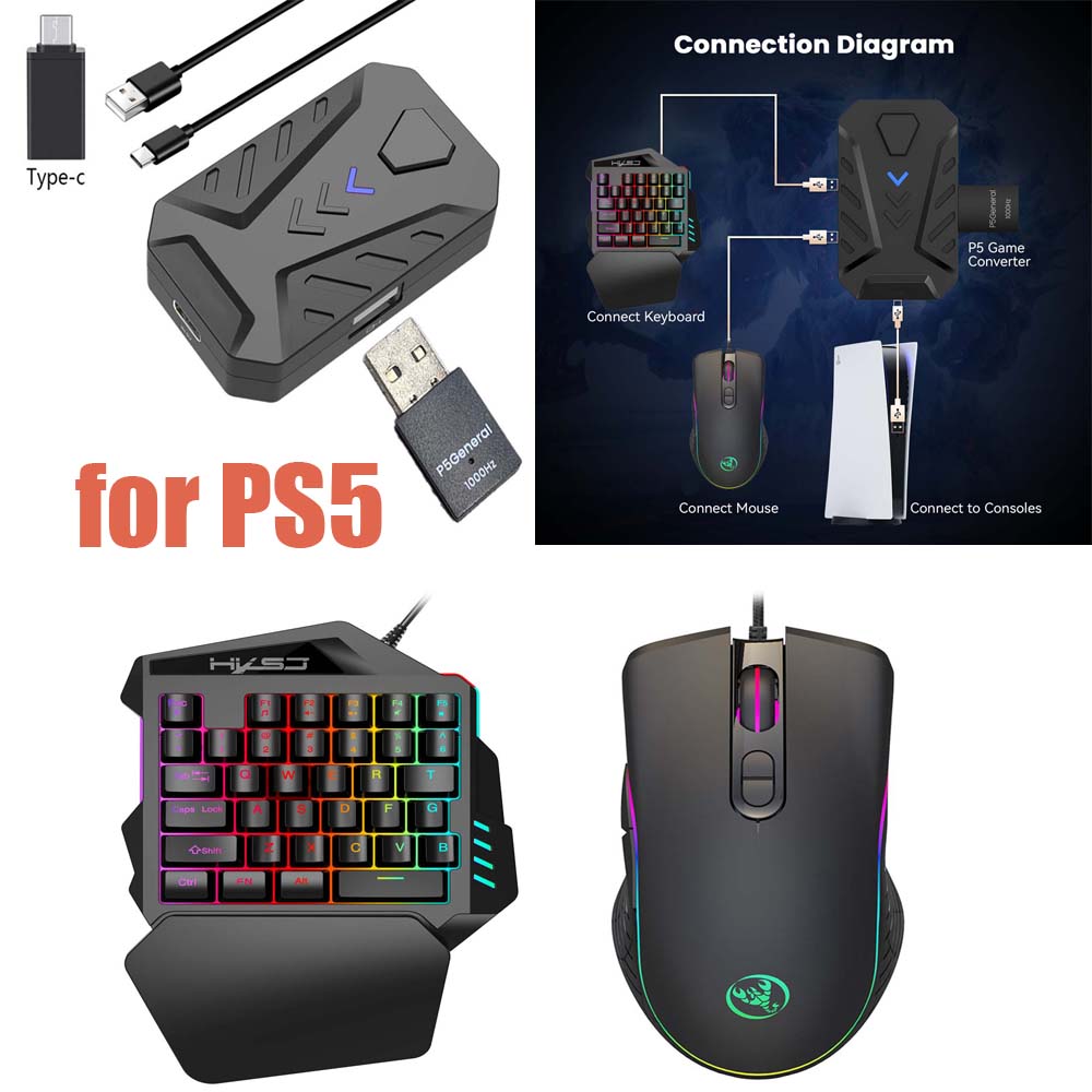 for PS5 Gaming Keyboard Mouse  - Gaming Keyboard Mouse Combo บทวิจารณ์และราคา